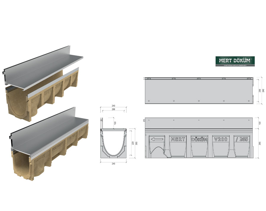 Polymer Concrete Drainage Channel