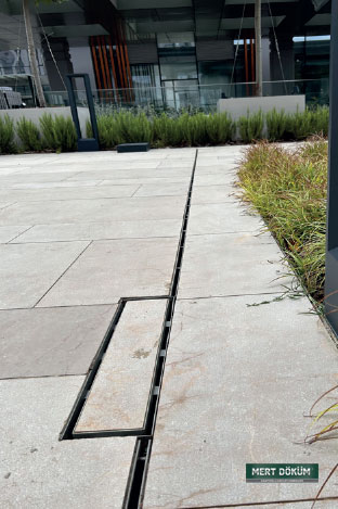 Polymer Drainage Channel and Stainless Steel Fugue Drainage Grille